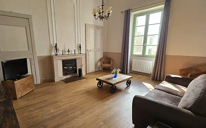 salon grand gîte en Camargue